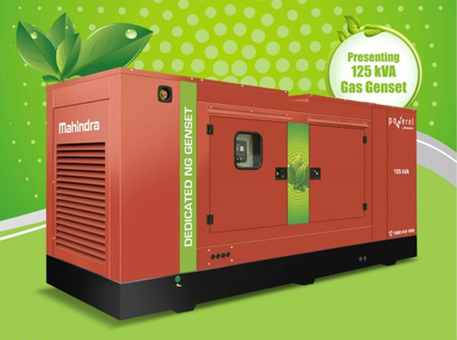 20 kVA / 25 kVA / 100 kVA / 125 kVA Gas Genset